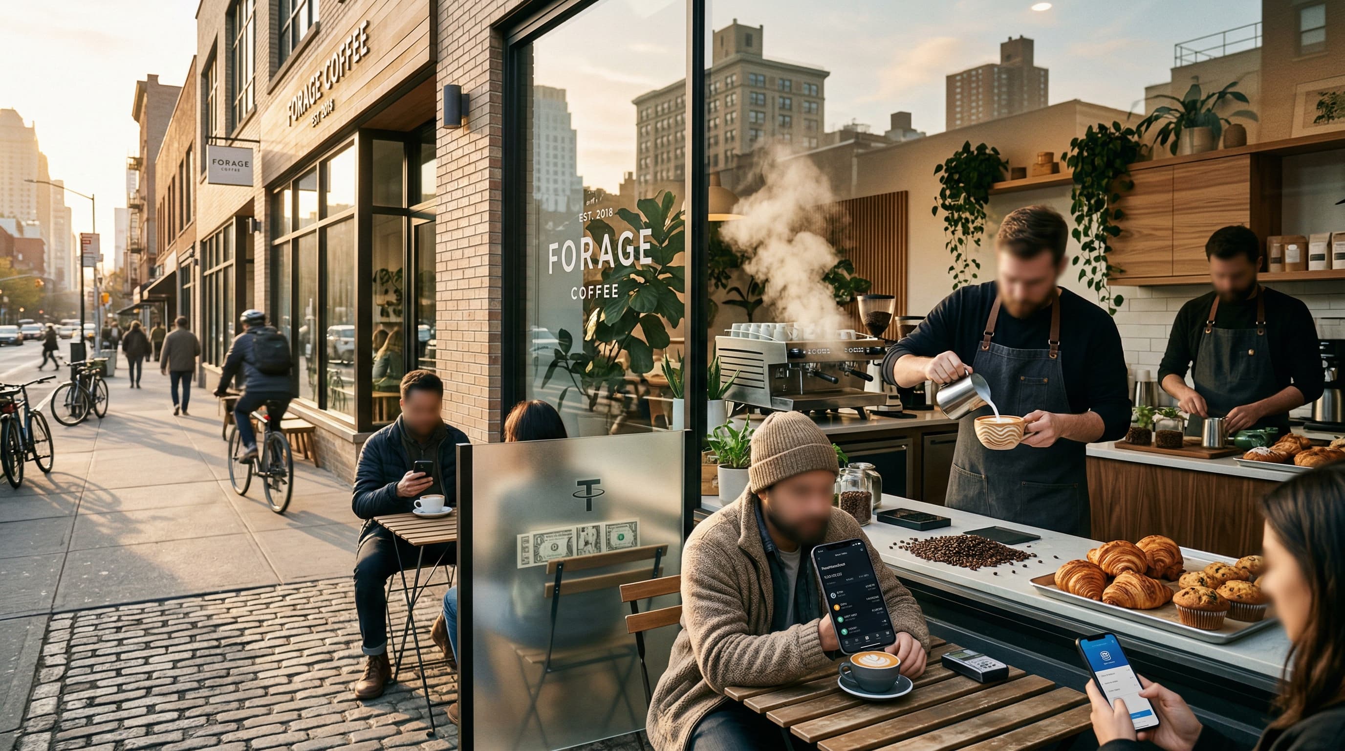 Stablecoins Slash Bank Fees for Urban Lattes and Meals