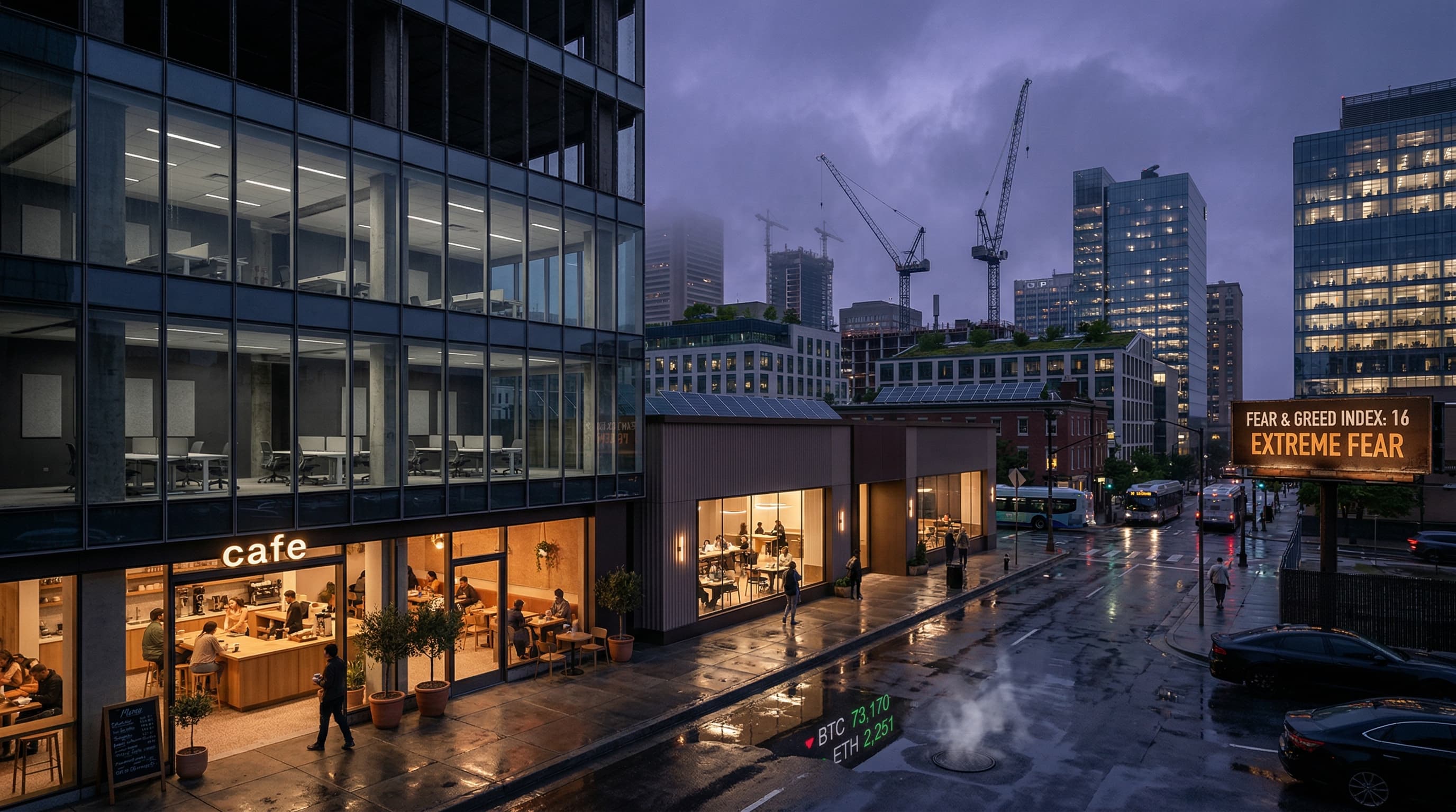 AI Hype Urban Threats Mask 25% U.S. Office Vacancies