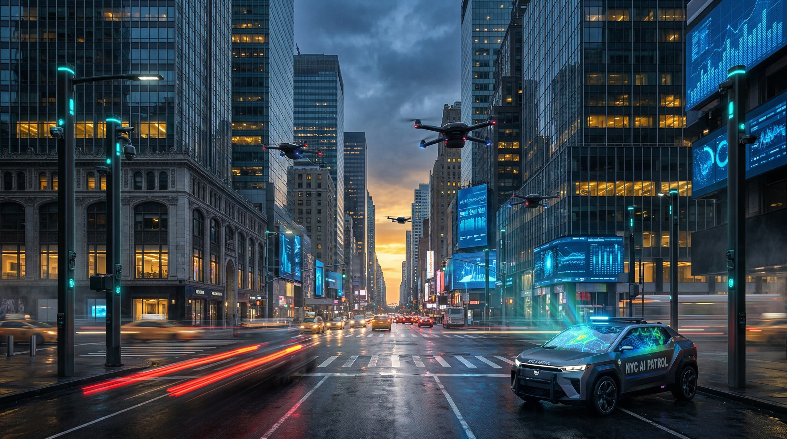 AI Urban Security Systems Cut NYC Crime 22%