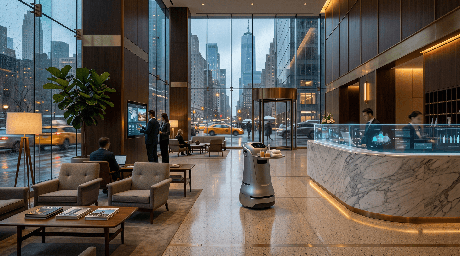 AI Urban Hotel Operations Slash NYC Labor Costs 30% and Boost Guest NPS 22%