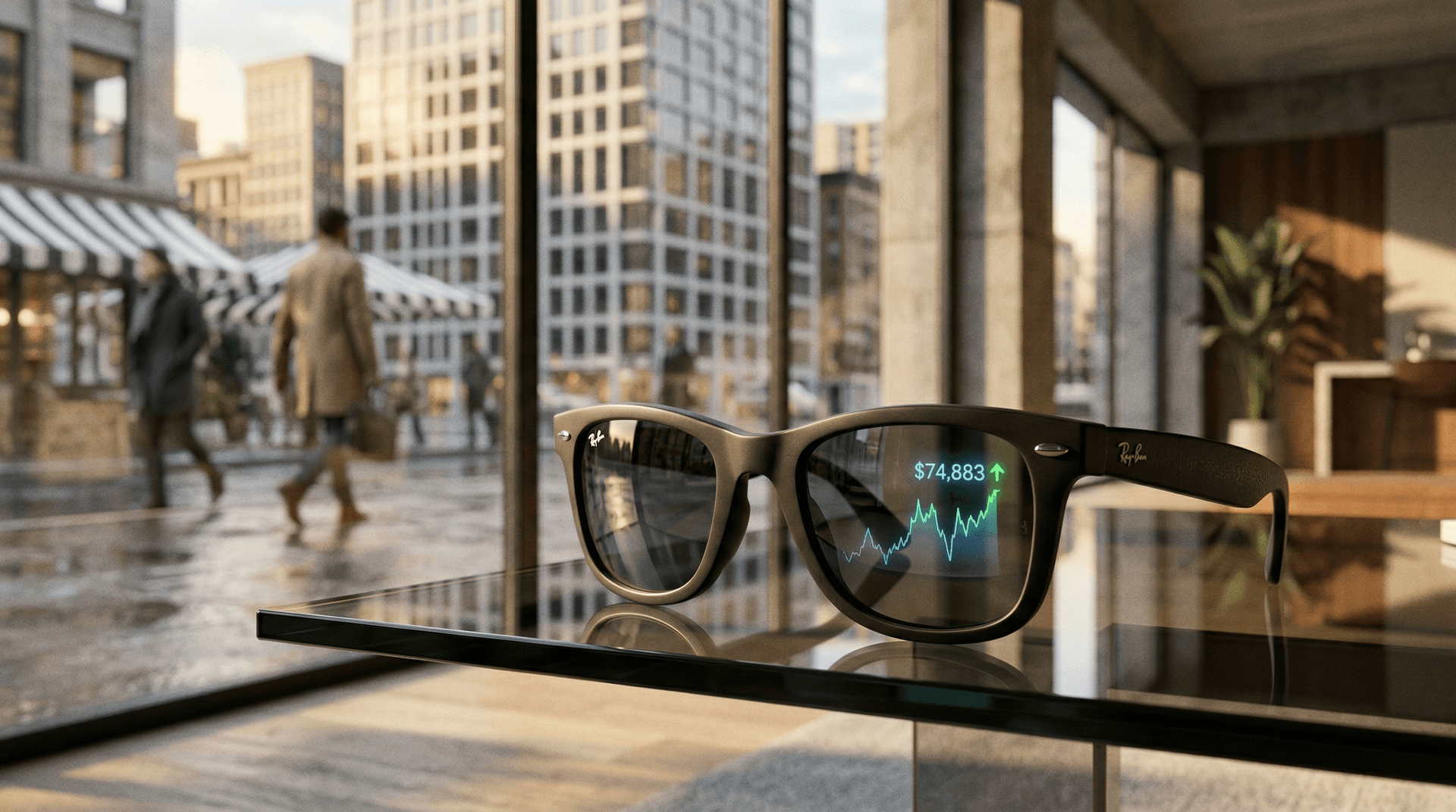 Ray-Ban Meta On-Device AI Wearables Track BTC Surge to $74,883