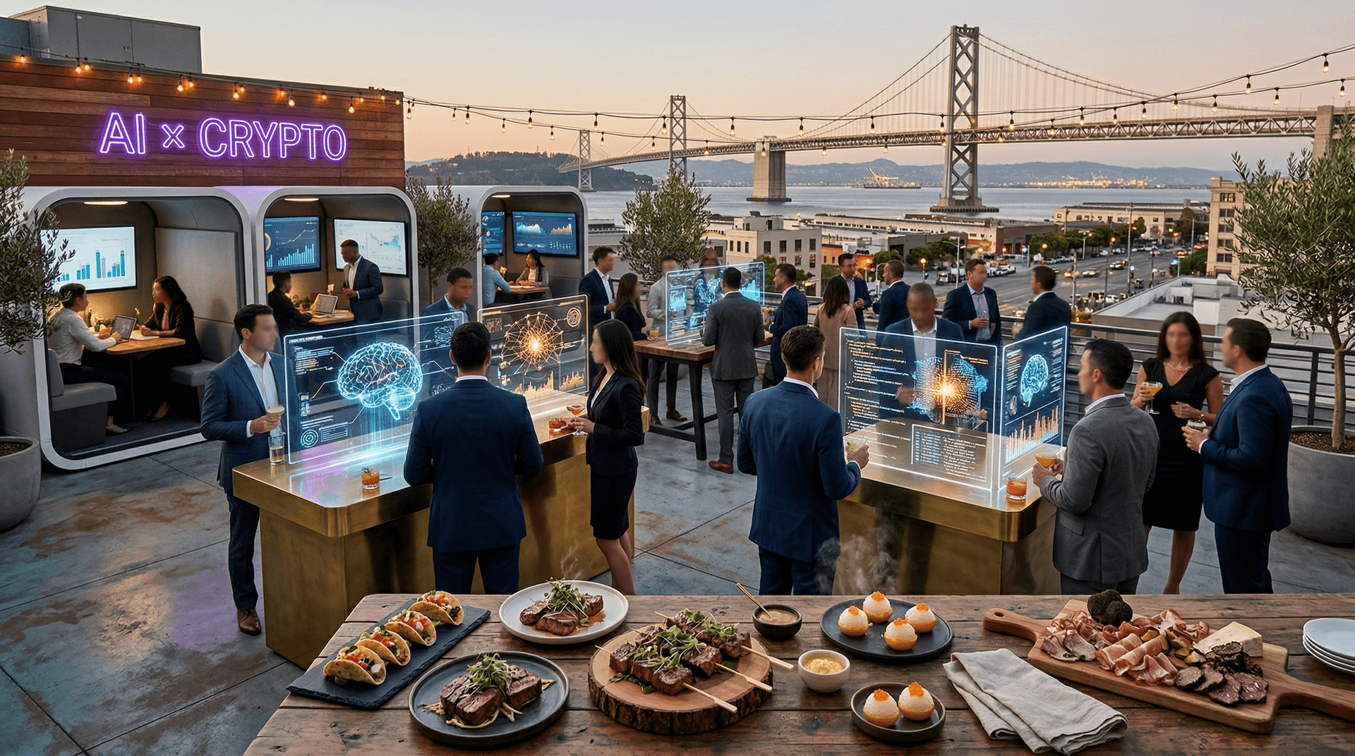 Crypto Bros Anthropic AI Chase Fuels Food Booms