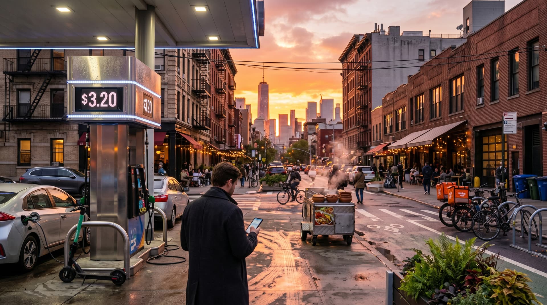 Oil Shocks City Pump Prices to $5.20/Gallon as Crypto Fear & Greed Hits 23