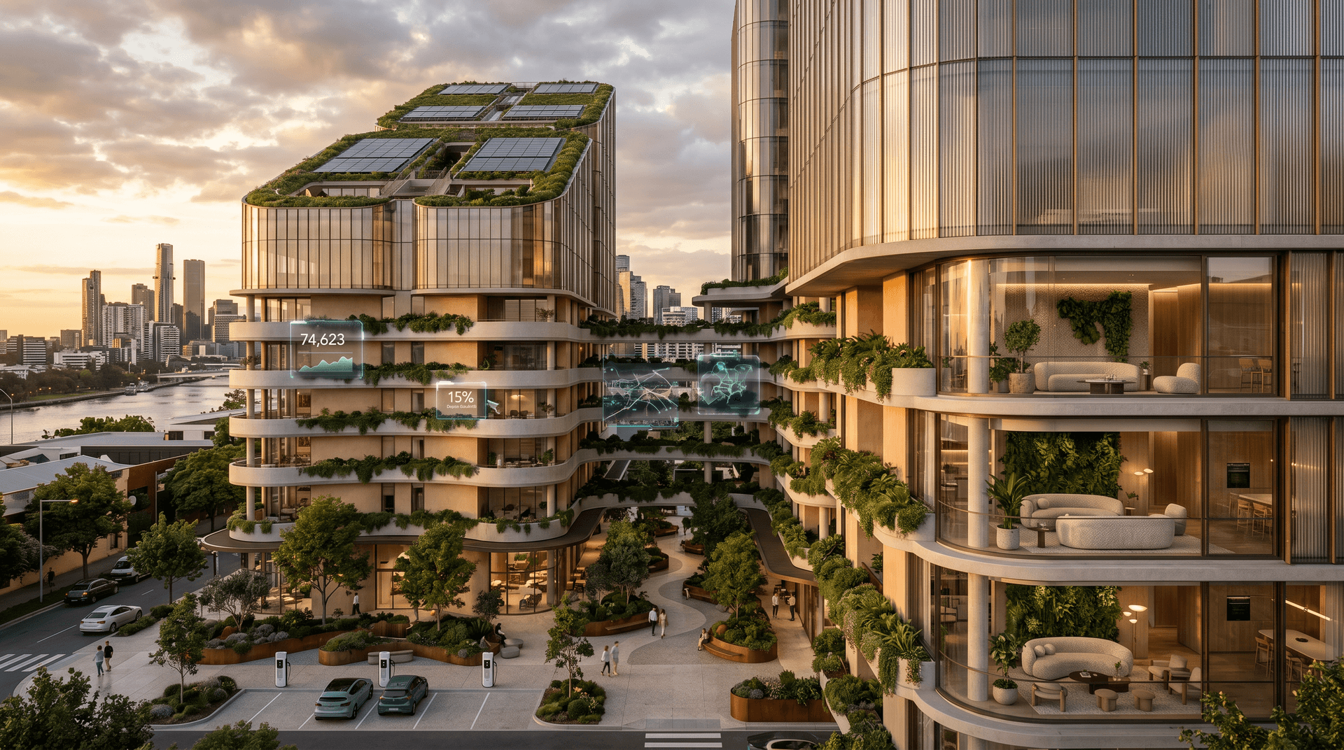 AI Real Estate Analytics Reshape Urban Design as BTC Hits $74K